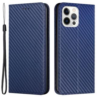 Cover-Discount  iPhone 15 Pro Max - Custodia Flip Carbon Look 