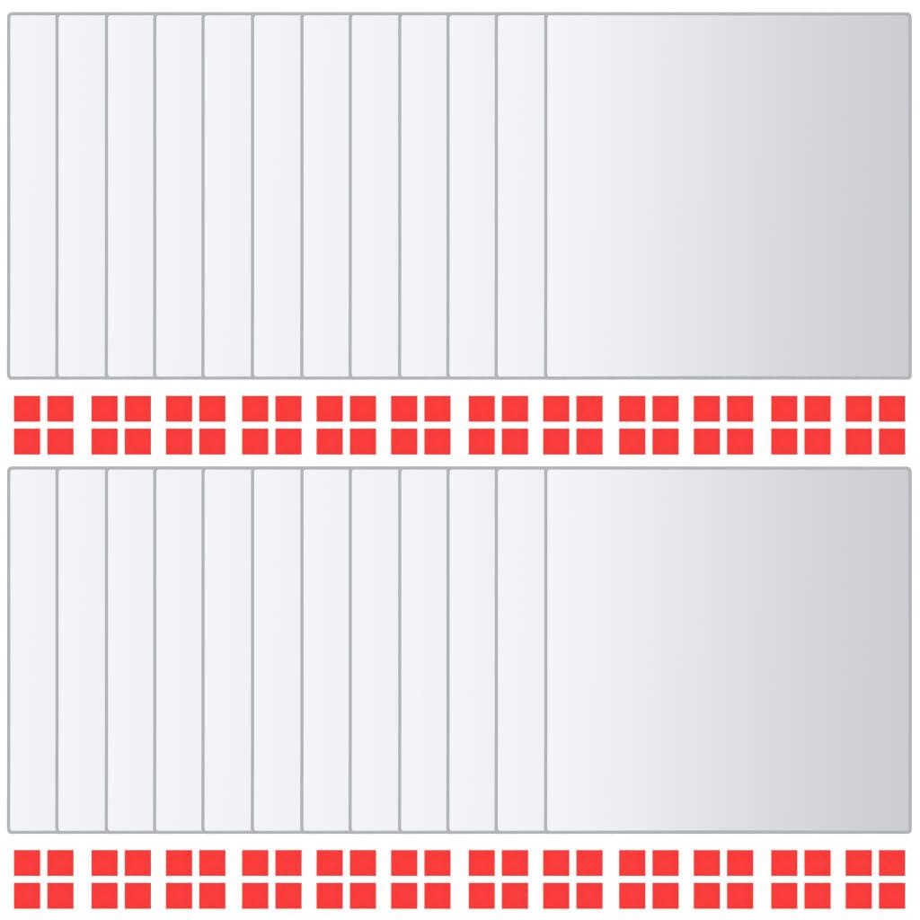 VidaXL Spiegel-fliese glas  