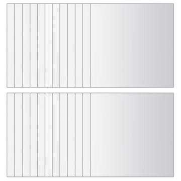 Carreau de miroir verre