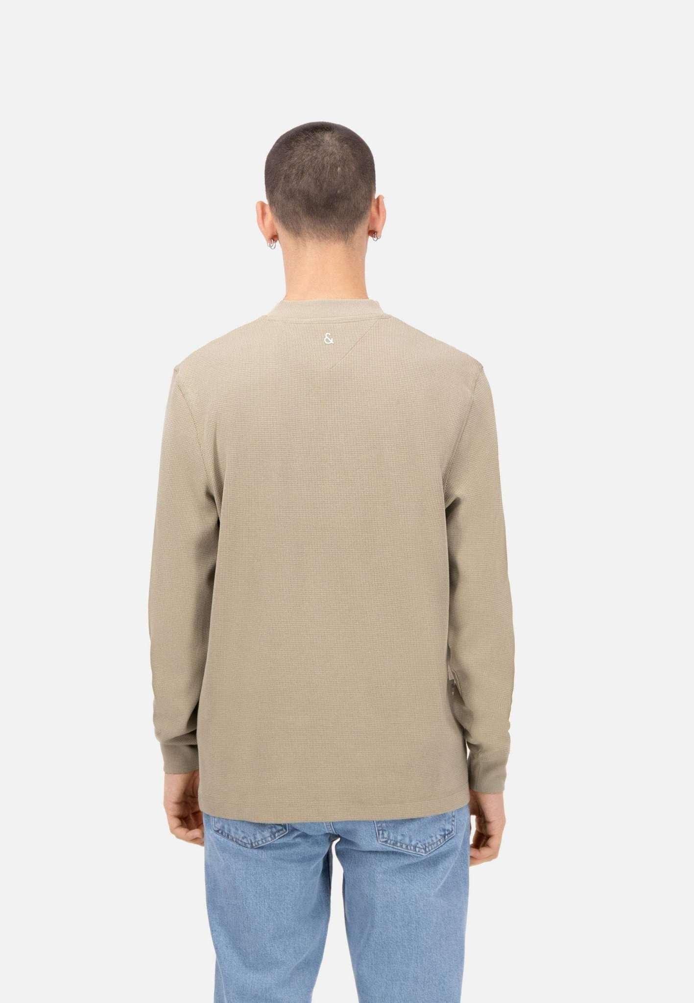 Colours & Sons  Sweatshirt Serafino-Waffle 