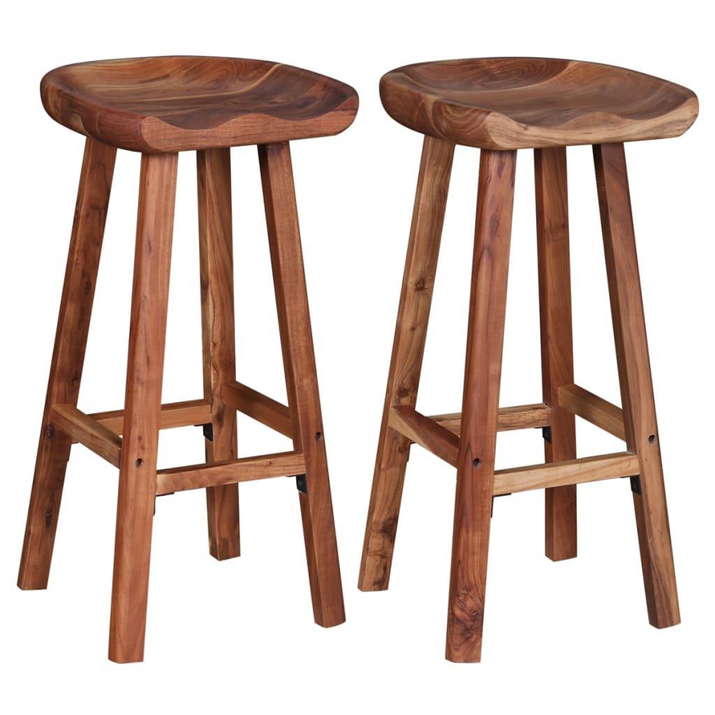 VidaXL Tabouret de bar bois  