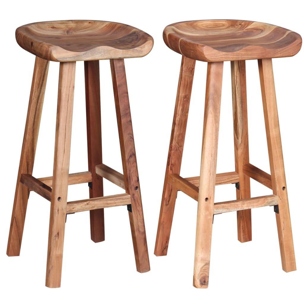 VidaXL Tabouret de bar bois  