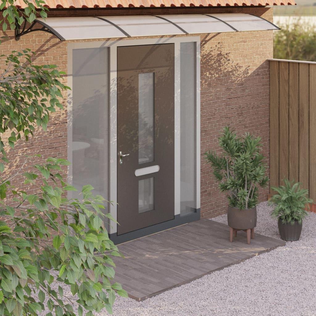 VidaXL Auvent de porte polycarbonate  