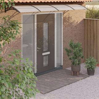 VidaXL Auvent de porte polycarbonate  