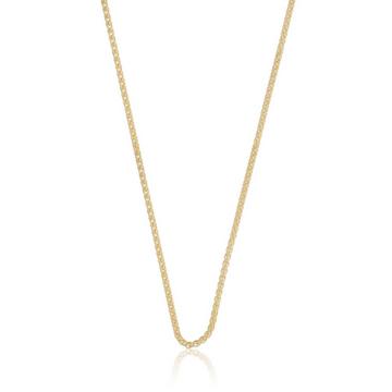 Collier Zopf Gelbgold 750, 1.6mm, 38cm