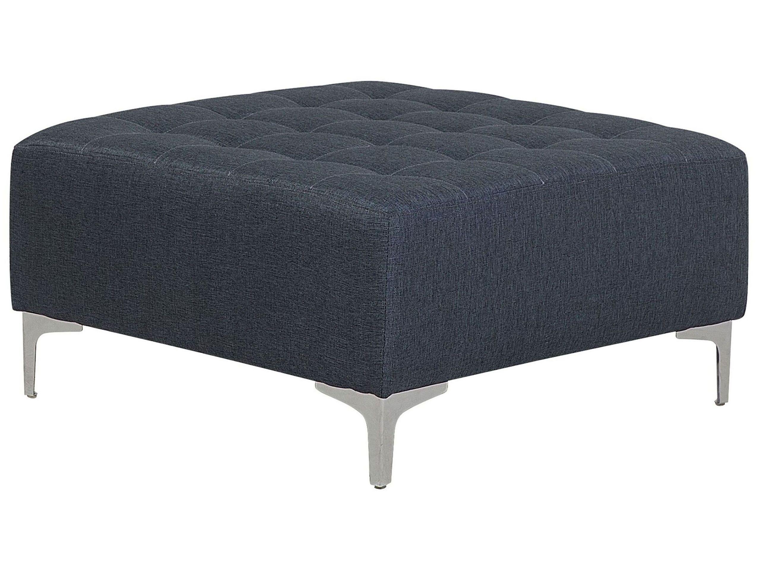 Beliani Ecksofa mit Ottomane aus Stoff Modern ABERDEEN  