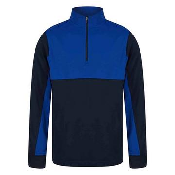 FleeceOberteil mit kurzem Reißverschluss