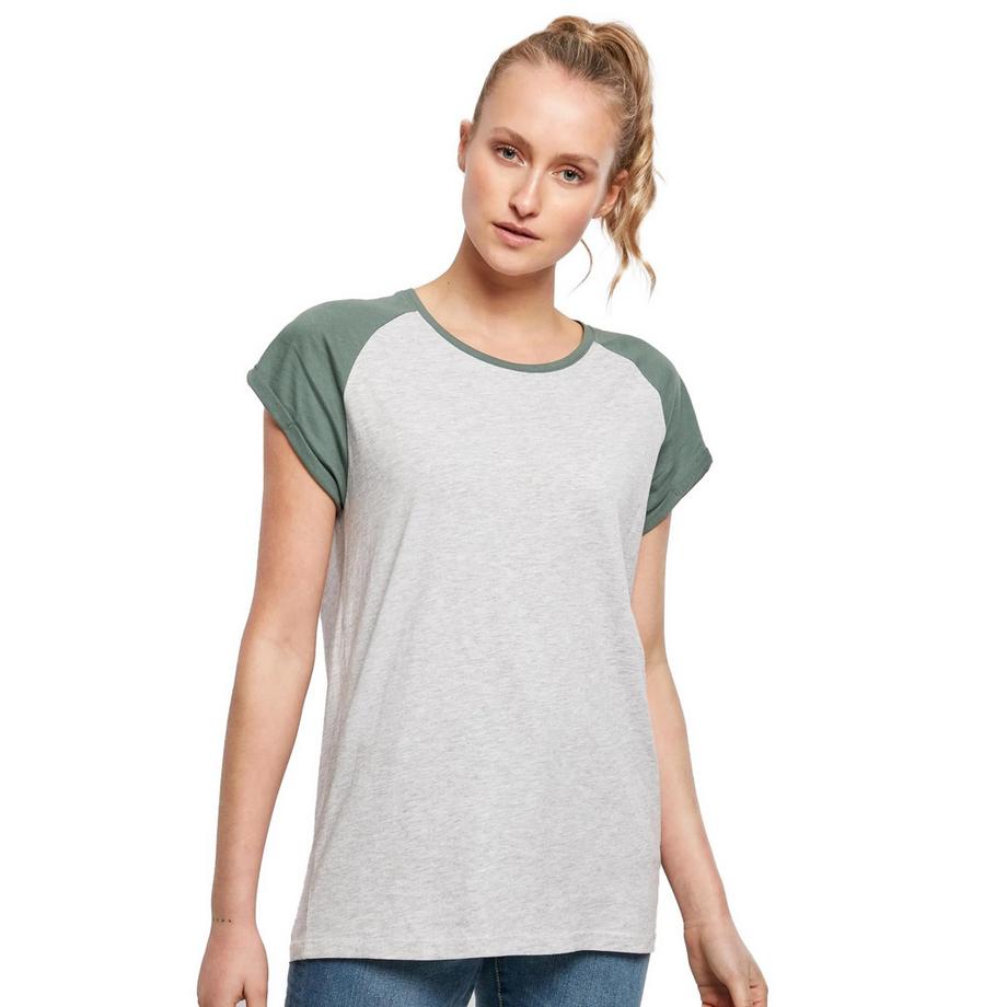 URBAN CLASSICS T-Shirt Manches Raglan Motif Contrasté  