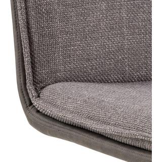 mutoni Chaise de salle à manger Fauna gris-brun pivotante (1 pièce)  