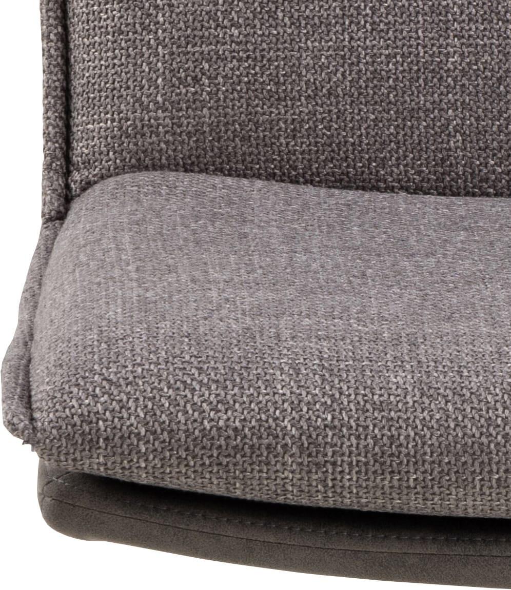 mutoni Chaise de salle à manger Fauna gris-marron rotative (1 pièce)  