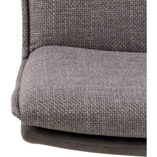 mutoni Chaise de salle à manger Fauna gris-marron rotative (1 pièce)  