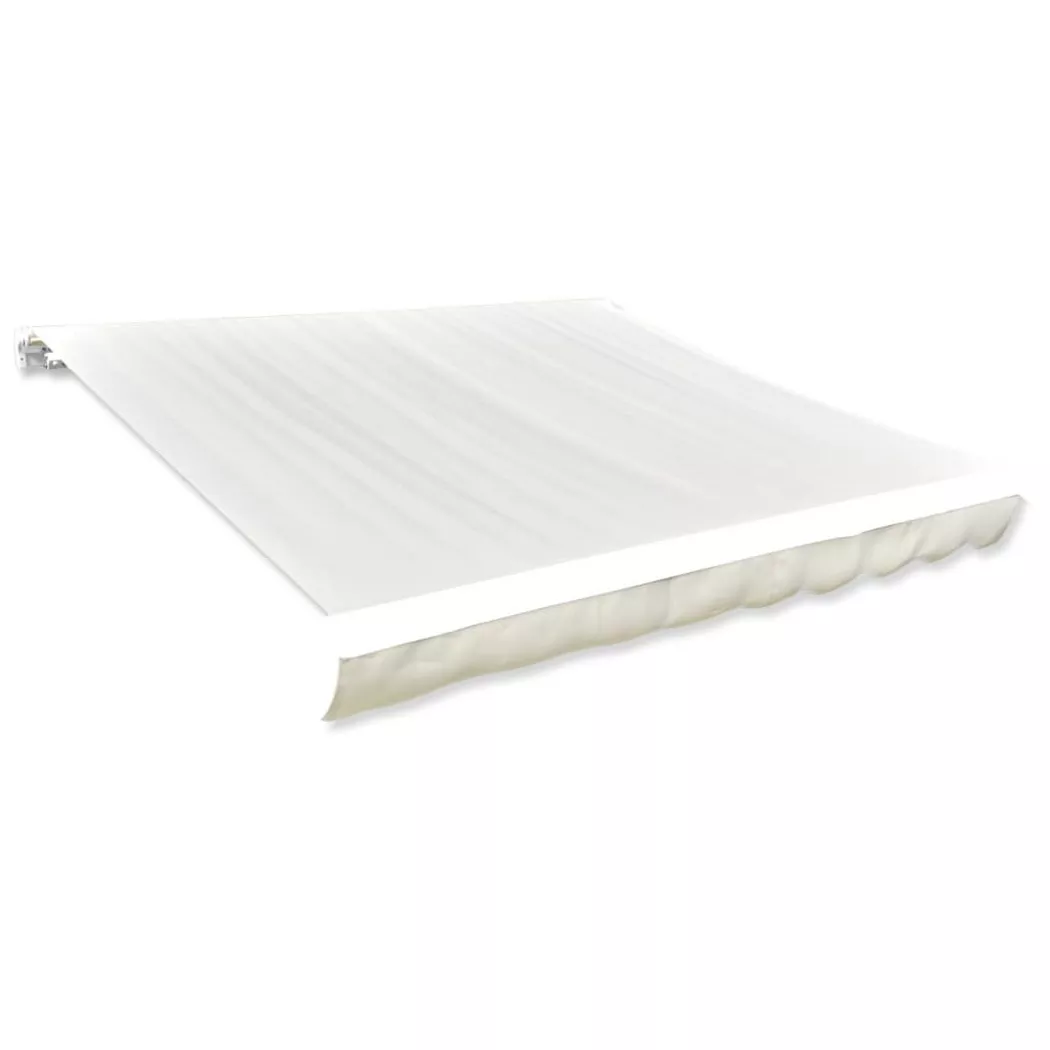 Toit d'auvent Toile Crème 6x3 m (Cadre non inclus) Vidaxl