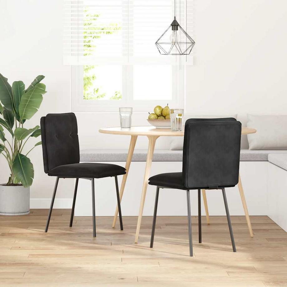 VidaXL sedia da pranzo Velluto  