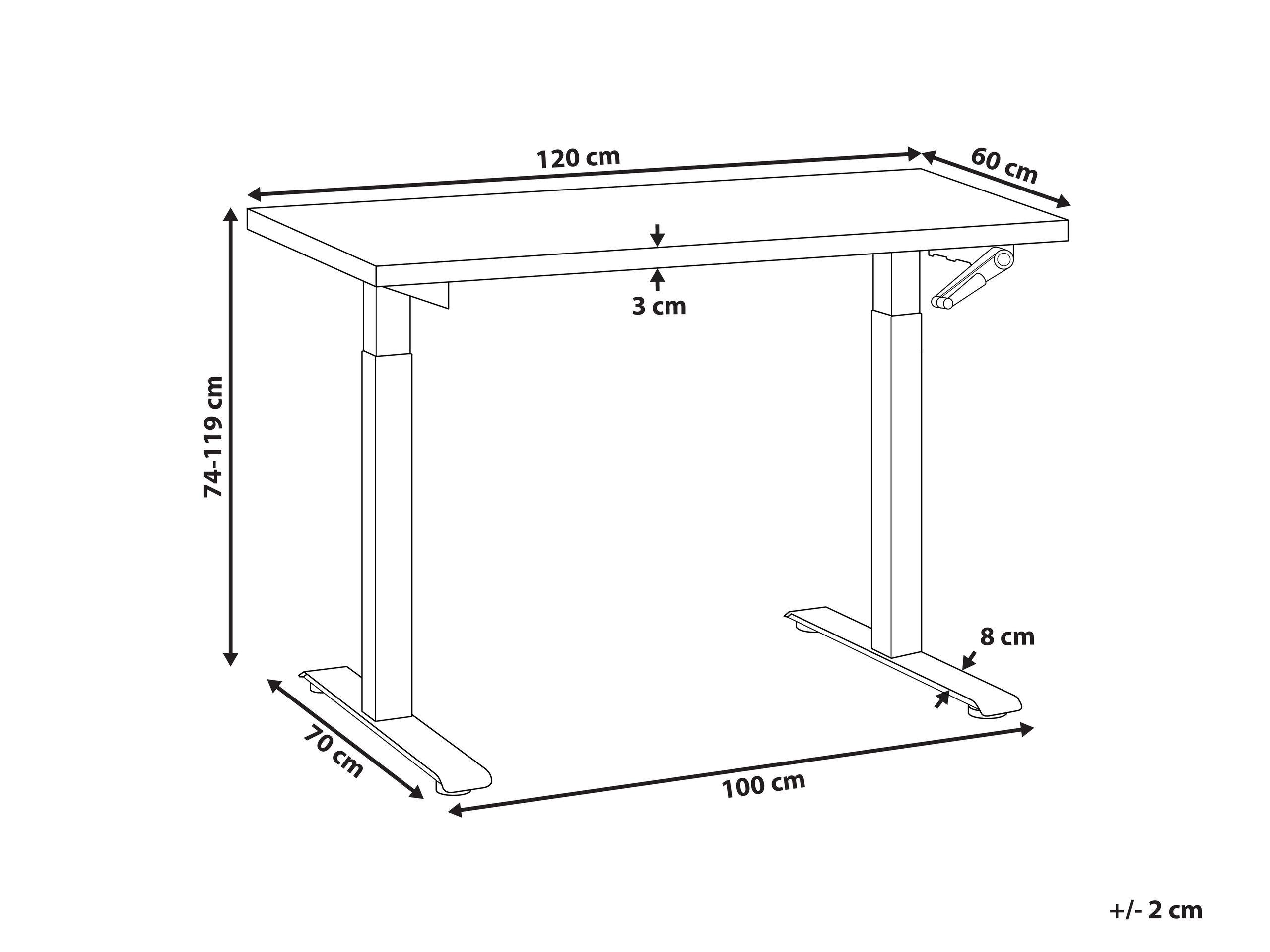 Beliani Bureau Moderne DESTINES  