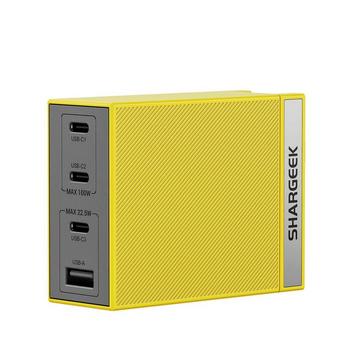 Caricatore USB giallo 100W GaN (UE)