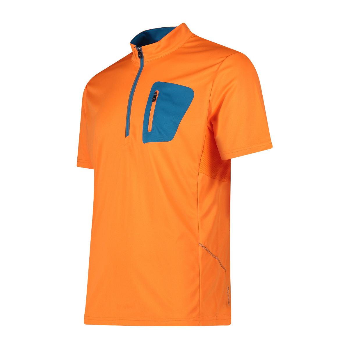 CMP Freebike Kurzarm Halb-Zipper T-Shirt  