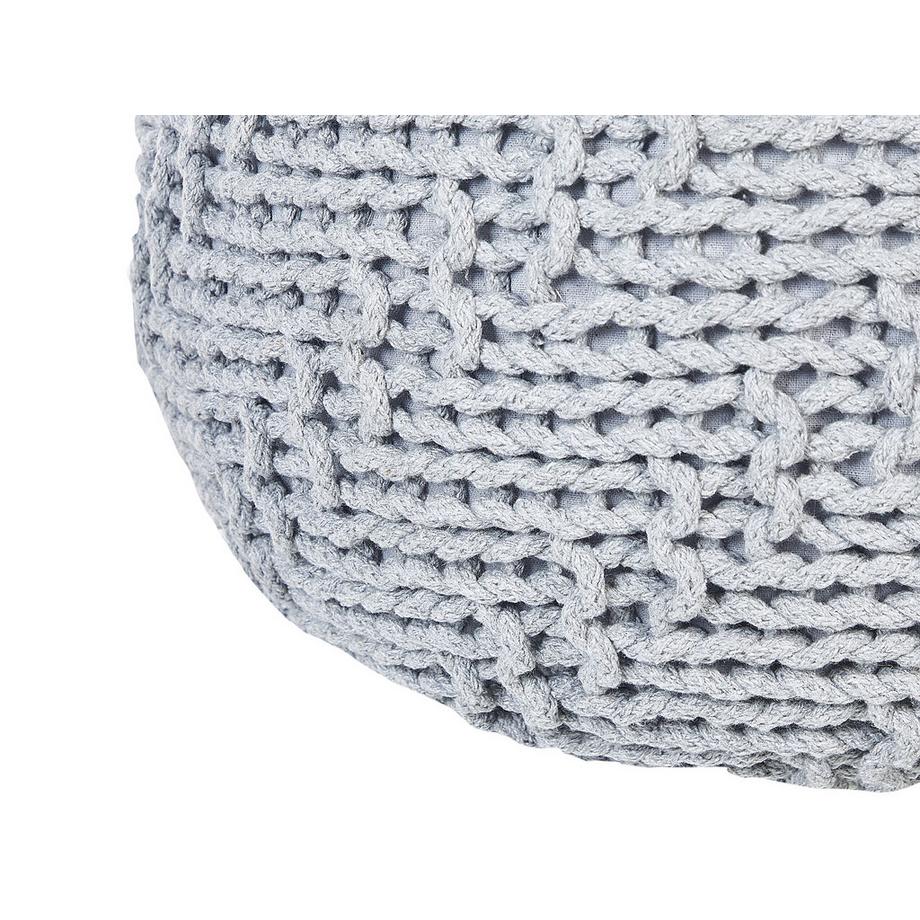 Beliani Pouf aus Baumwolle Boho PRIENE  
