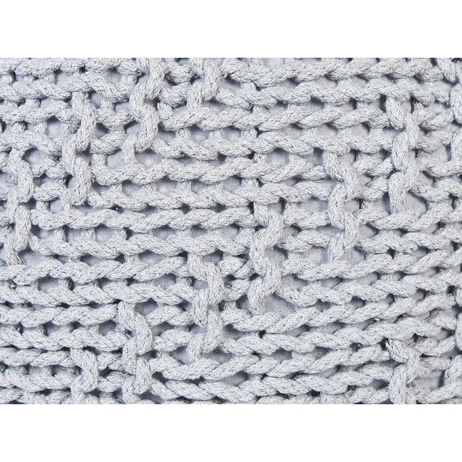 Beliani Pouf aus Baumwolle Boho PRIENE  