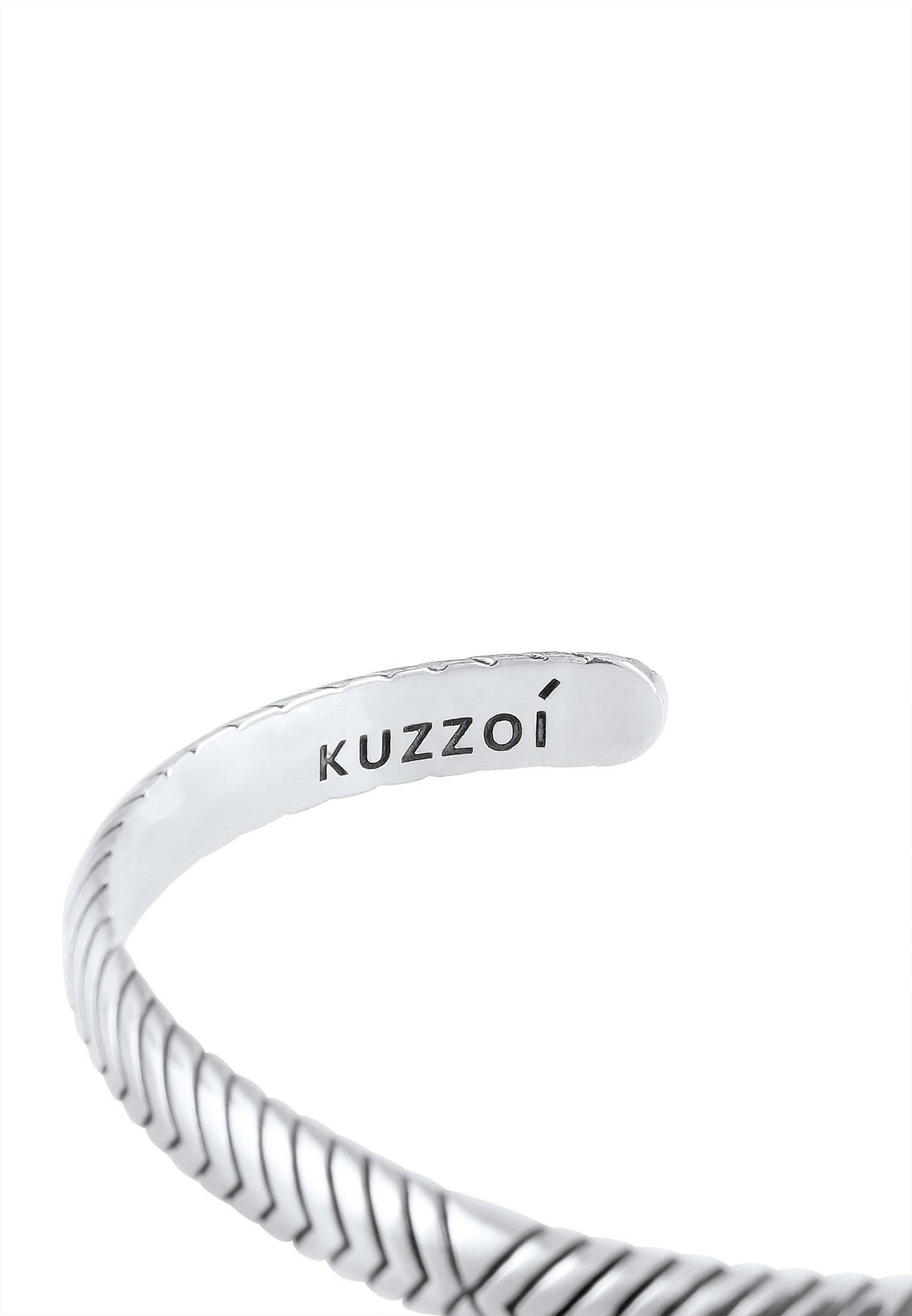 Kuzzoi  Bracelet Bracelet Homme Oxydé Ouvert Basic 