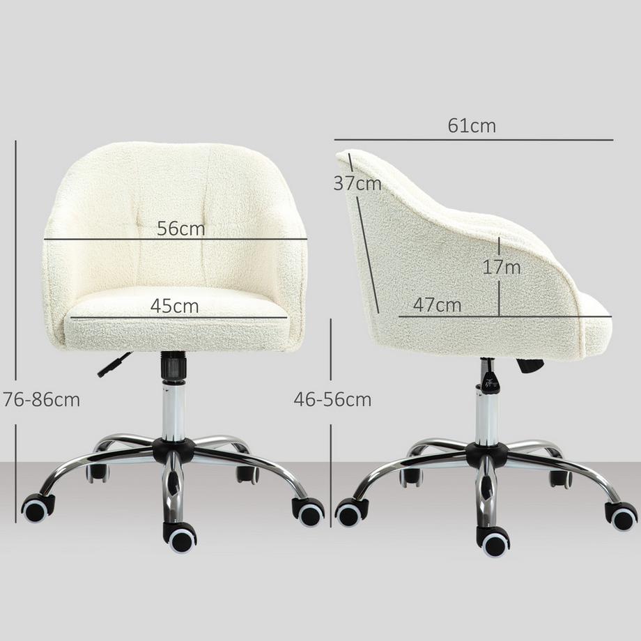 HOMCOM chaise de bureau  