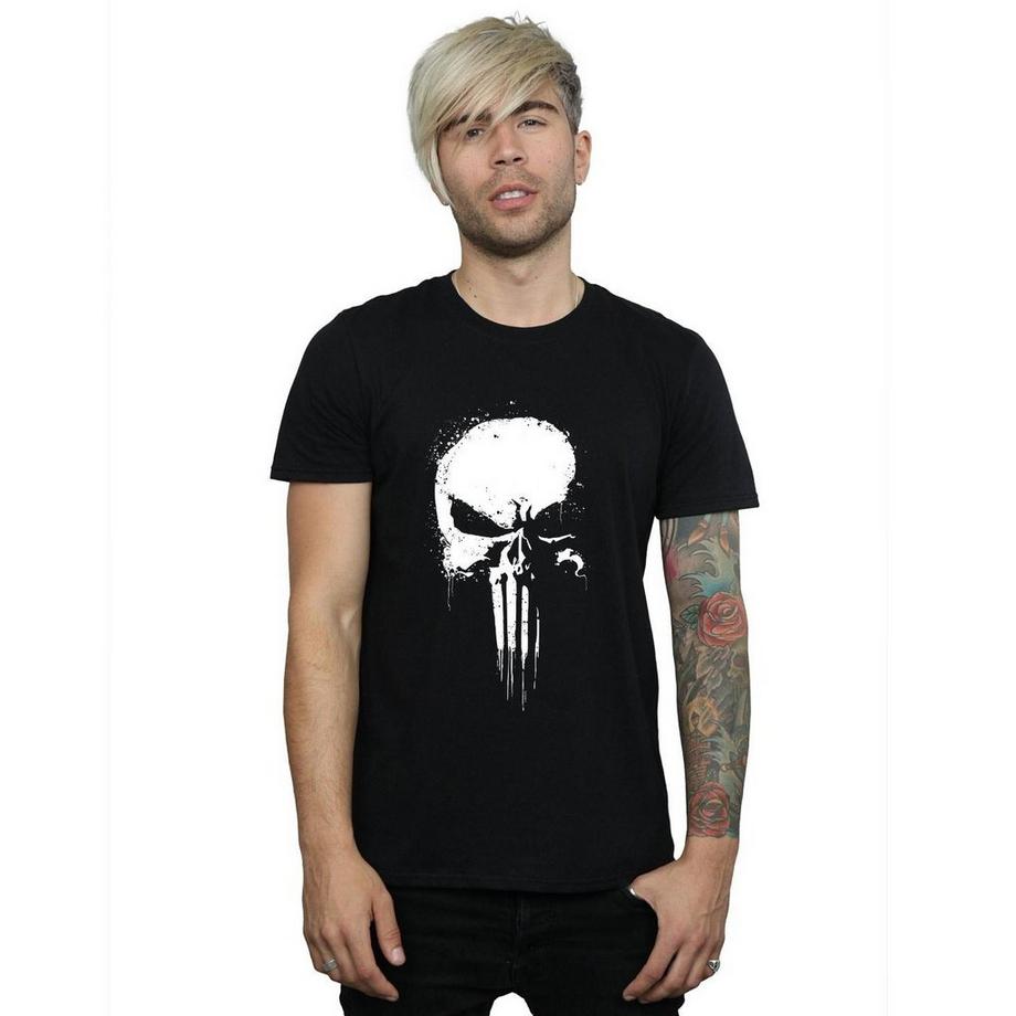 The Punisher Punisher Totenkopf Spray Logo T-Shirt  