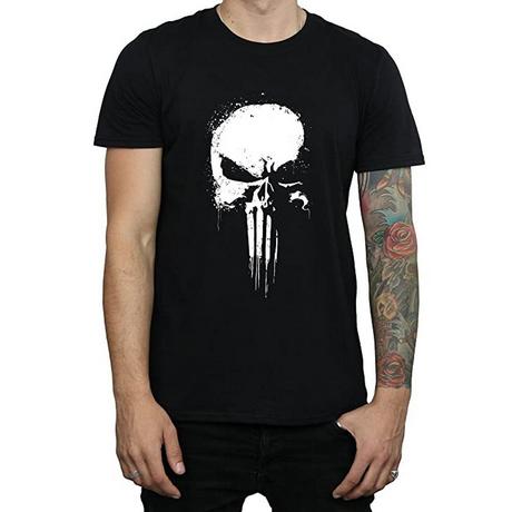 The Punisher Punisher Skull Spray Logo T-Shirt  