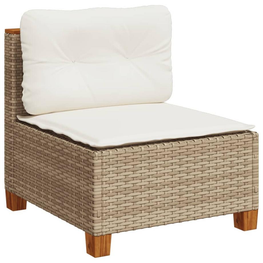 VidaXL Ensemble de canapés de jardin rotin synthétique  