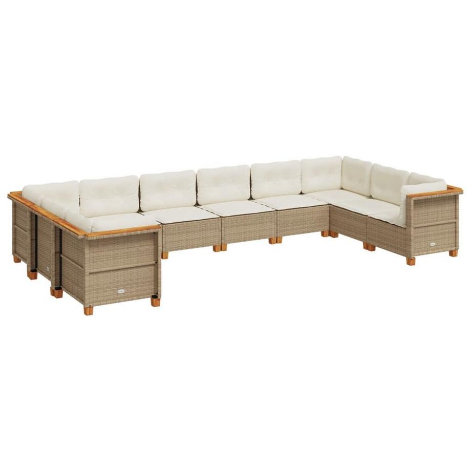 Ensemble de canapés de jardin rotin synthétique