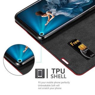 Cadorabo  Housse compatible avec Honor 20 / 20S / Huawei NOVA 5T - Coque de protection avec fermeture magnétique, fonction de support et compartiment pour carte 