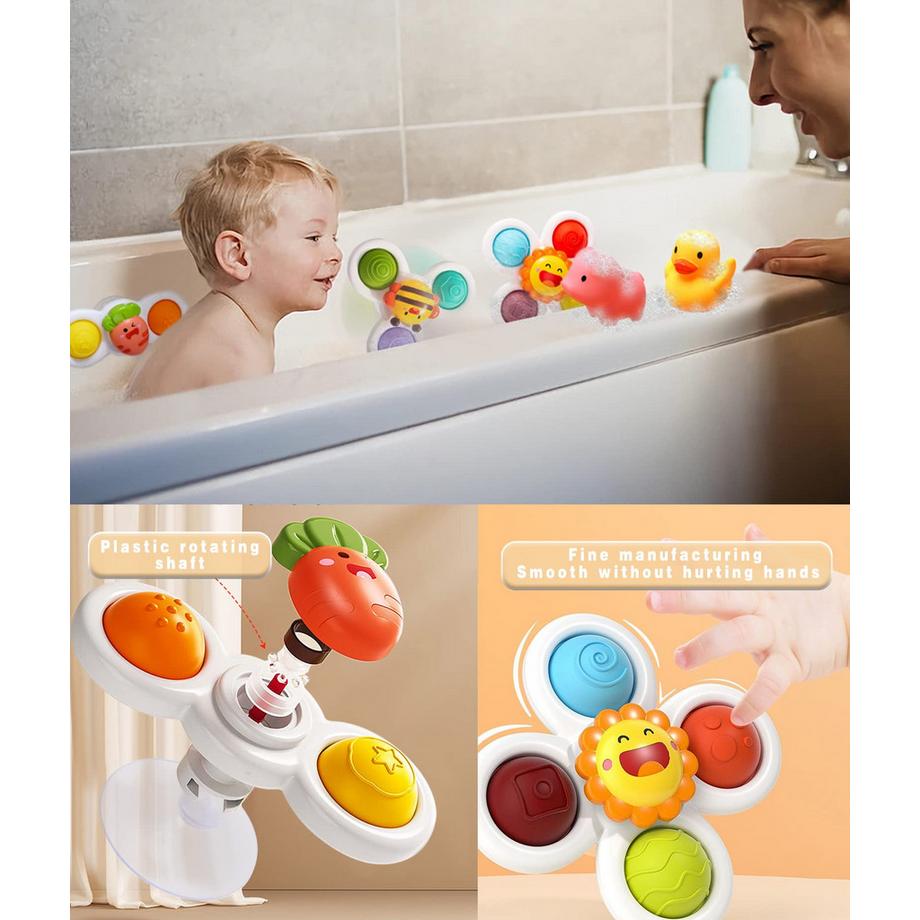 Activity-board  Saugnapf Spielzeug Baby, Fidget Spinner, Badespielzeug Baby Badewanne Spielzeug Fidget 