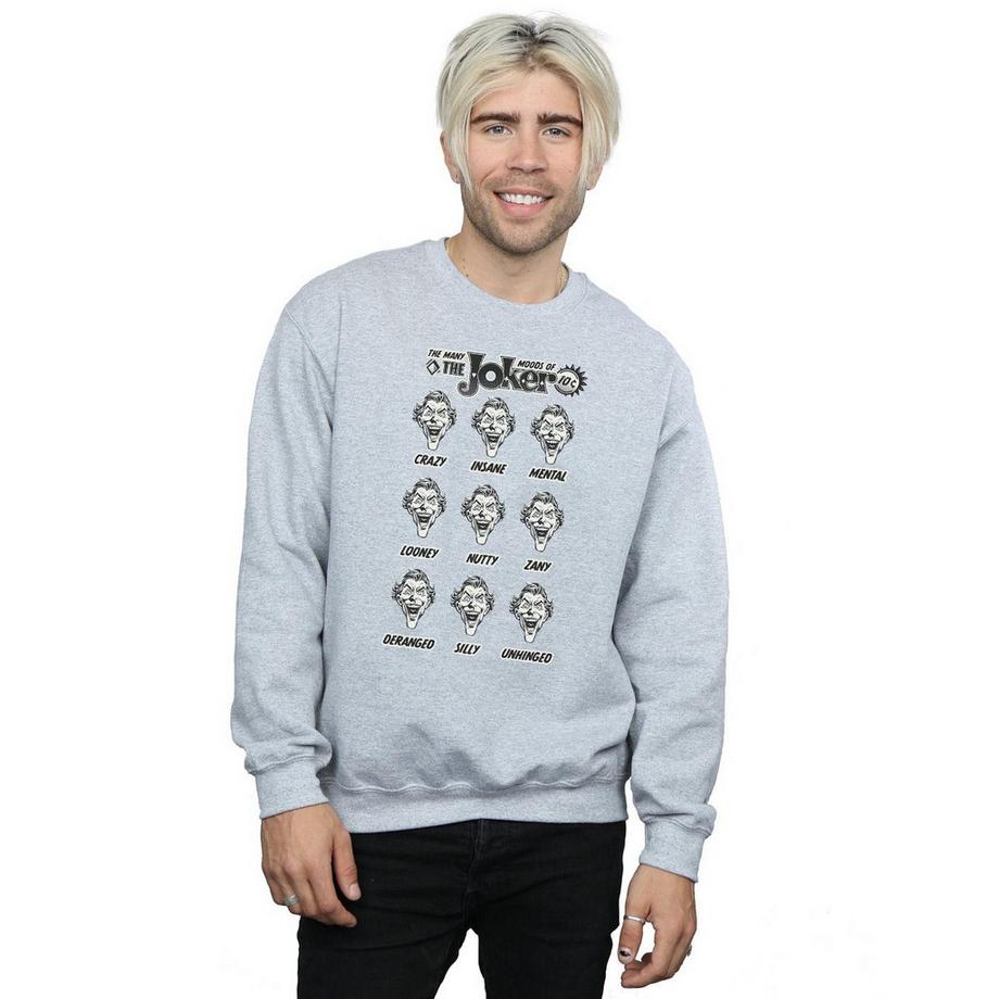 DC COMICS The Many Moods Of The Joker Sweatshirt  