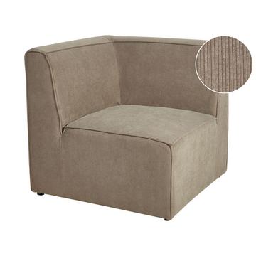 Eckmodul aus Cord Modern LEMVIG