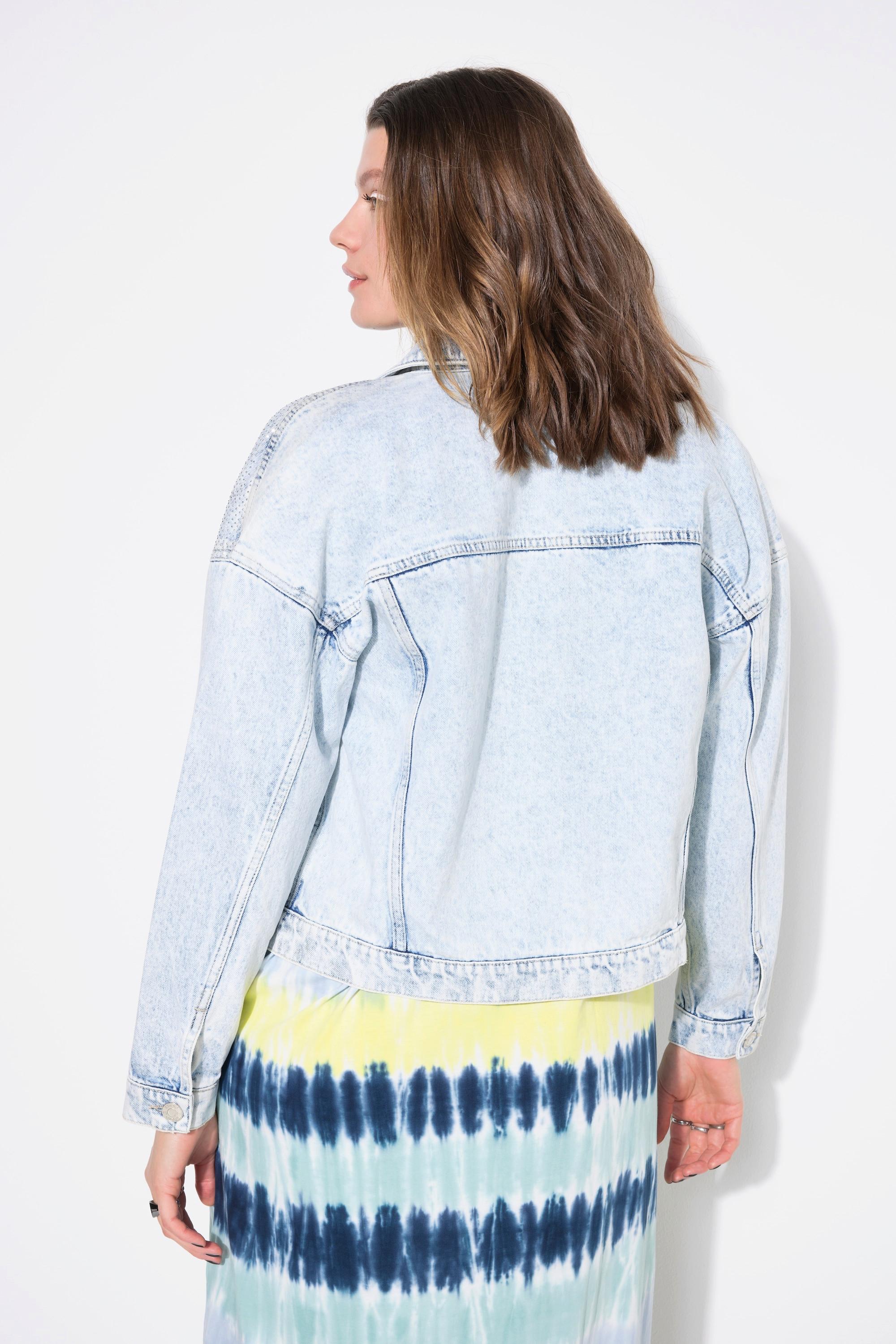Studio Untold Veste en jean oversize Rivets brillants  