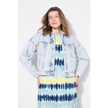 Veste en jean oversize, rivets brillants