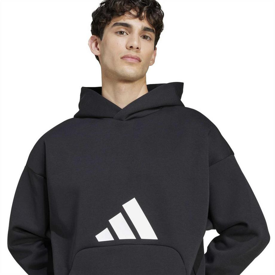 adidas  Future Icons 3 Bar Felpa Con Cappuccio Regolare Logo 