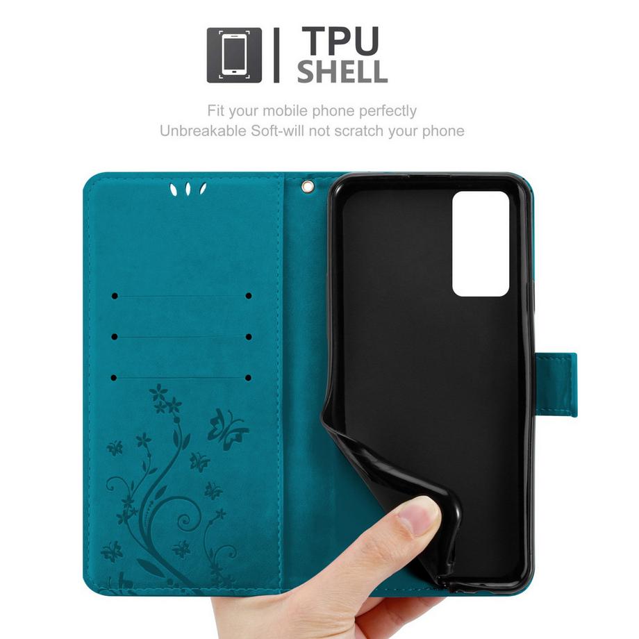 Cadorabo  Custodia per Xiaomi RedMi NOTE 11 PRO 4G / 5G cover fiori design 