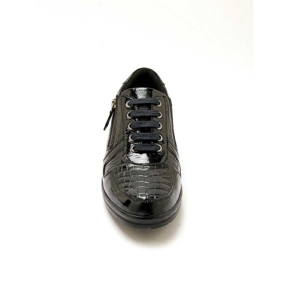 Pédiconfort  damen sneaker mit reißverschluss und schnürsenkeln 