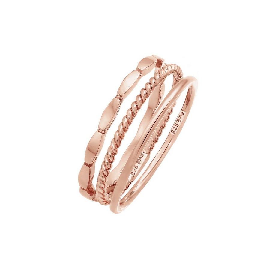 Bague Trio De Bagues Minimal