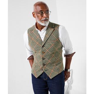 Joe Browns Karierte Weste mit gemustertem Futter  