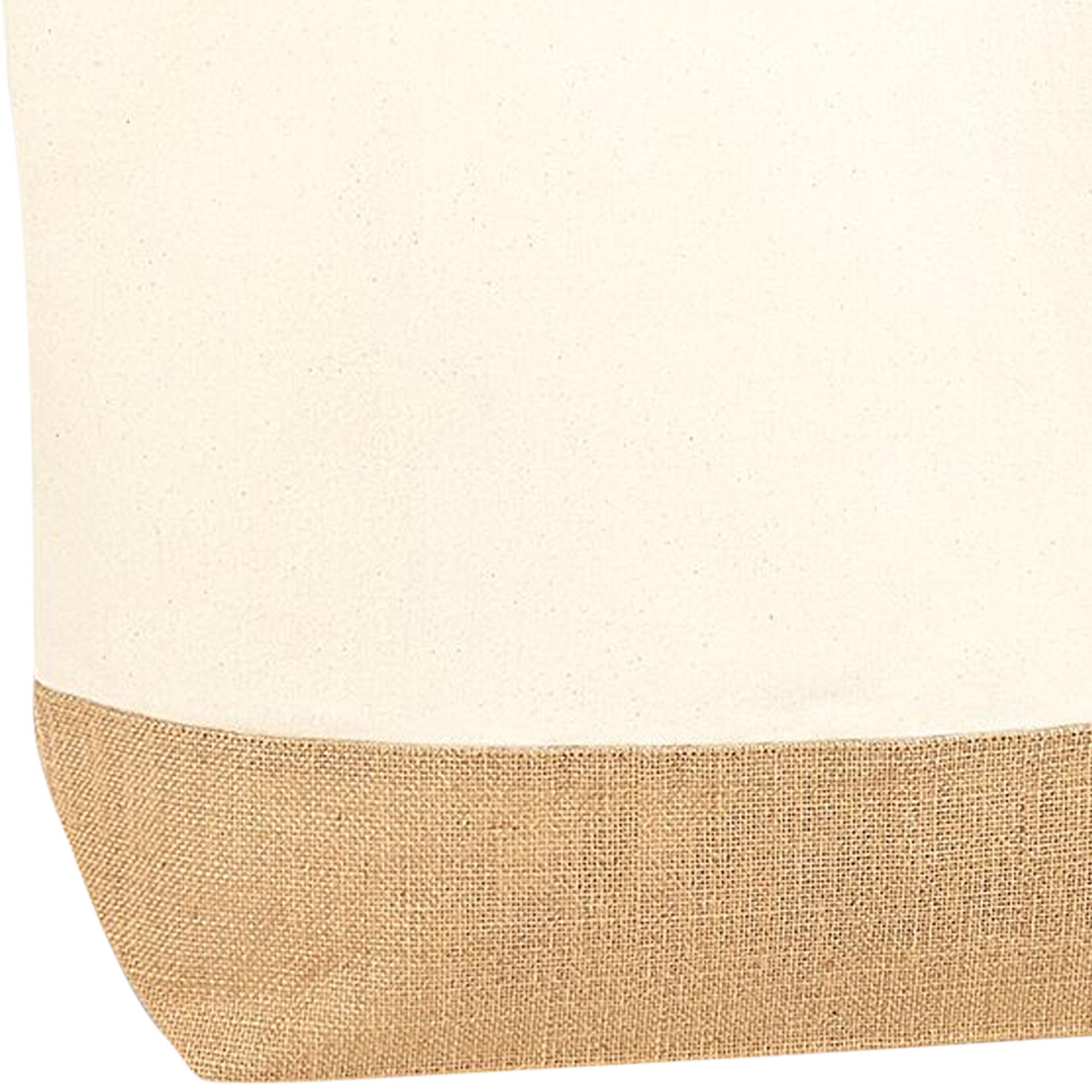 Westford Mill Borsa tote in tela con fondo in juta XL  