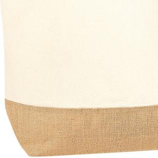 Westford Mill Borsa tote in tela con fondo in juta XL  