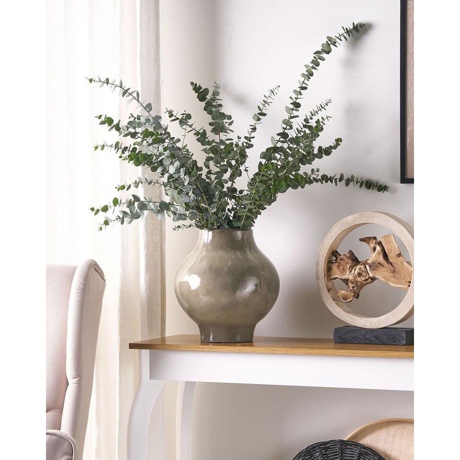 Beliani Vase à fleurs en Terre cuite Traditionnel MAGAN  