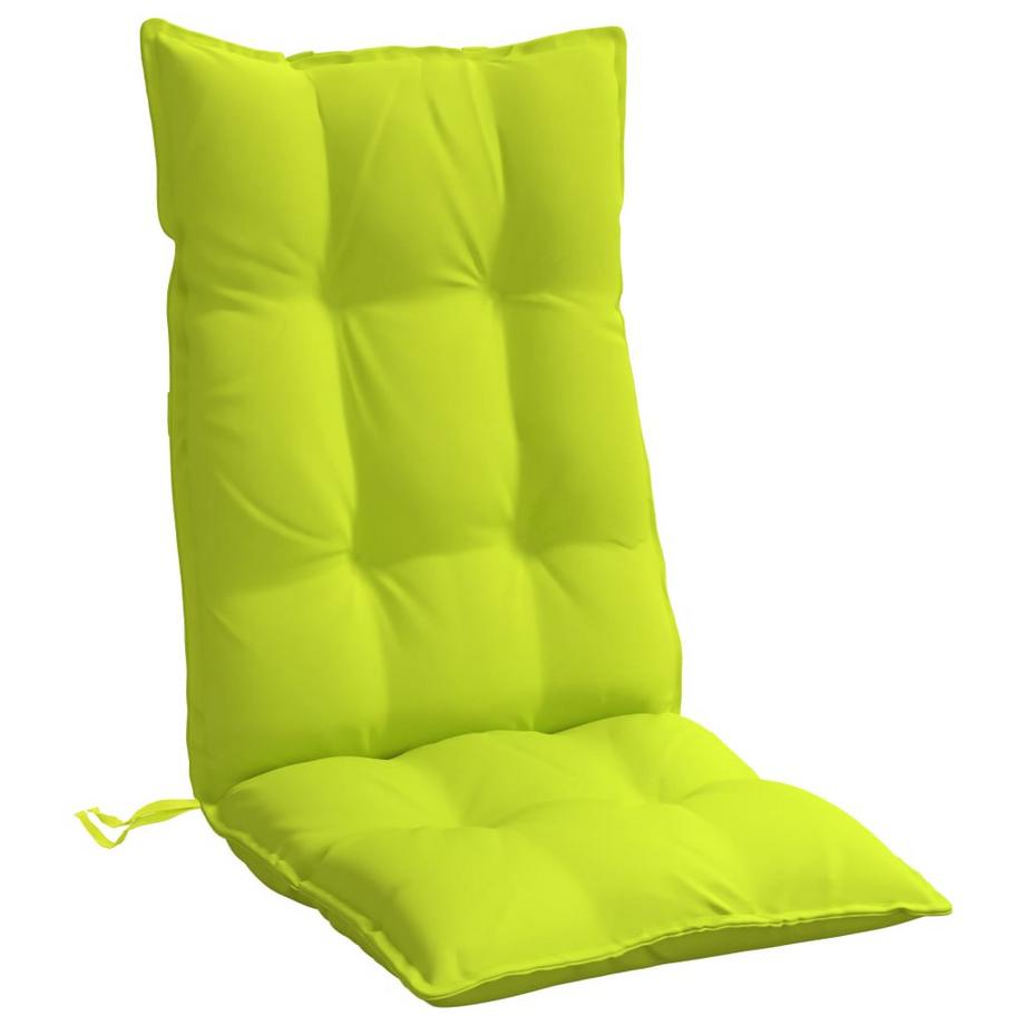 VidaXL Coussin de chaise à dossier haut tissu  