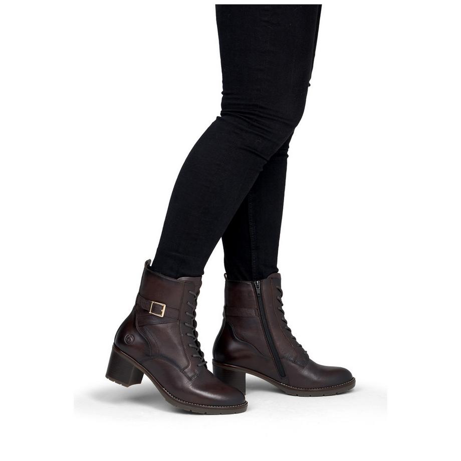 Remonte Schnürstiefelette mit Seitengurt  