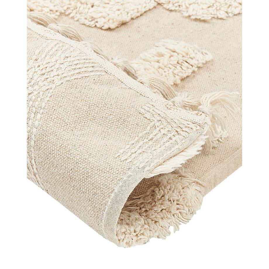 Beliani Teppich aus Baumwolle Boho ITANAGAR  