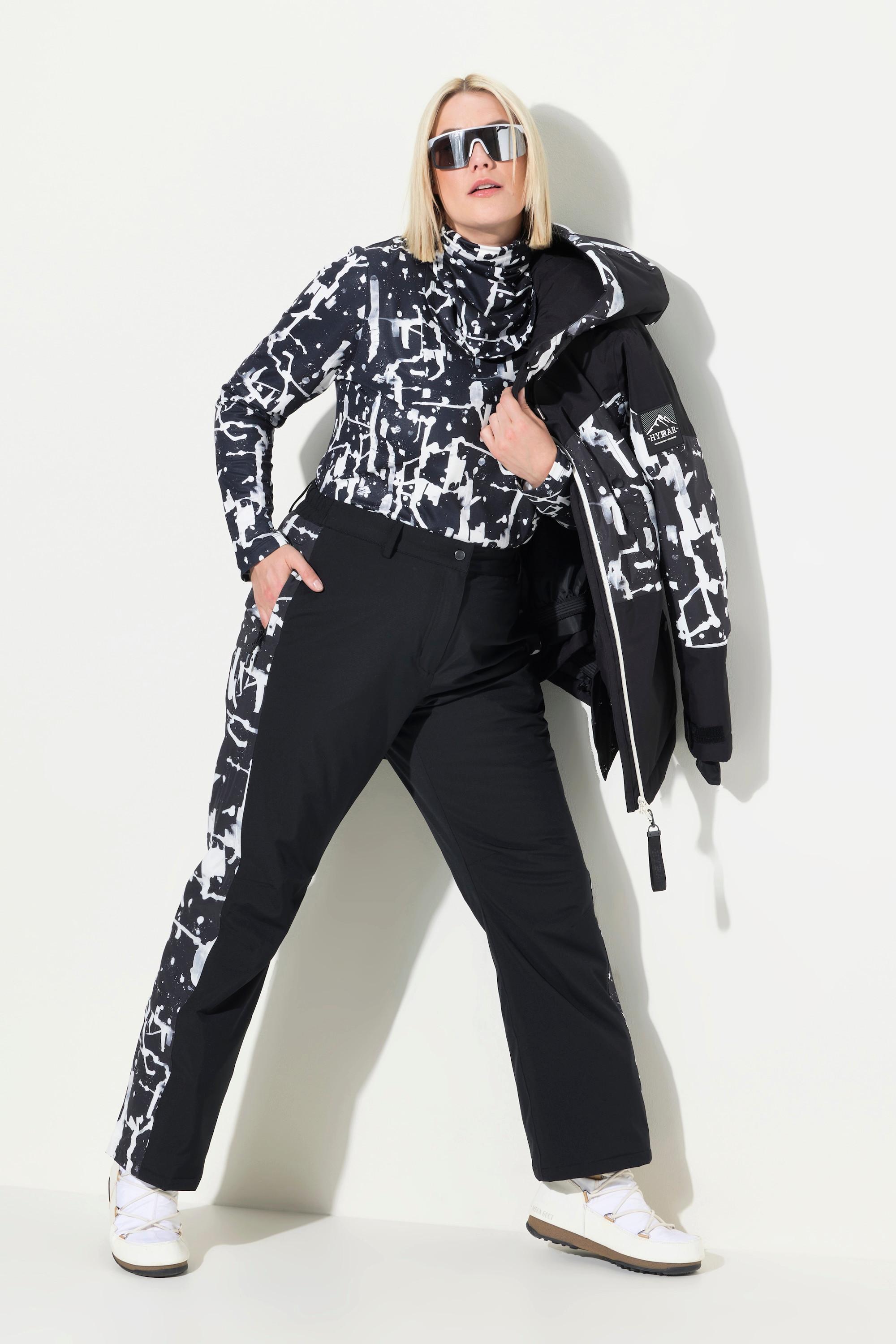 Ulla Popken HYPRAR Pantaloni Funzionali Impermeabili con Ghetta Antineve  