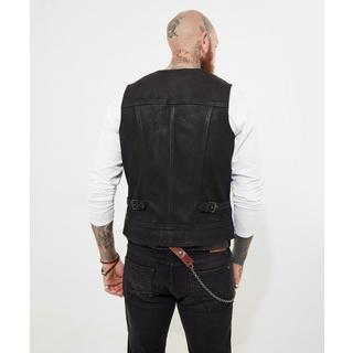 Joe Browns Gilet Biker in Pelle Scamosciata  