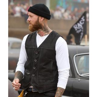 Joe Browns Gilet Biker in Pelle Scamosciata  