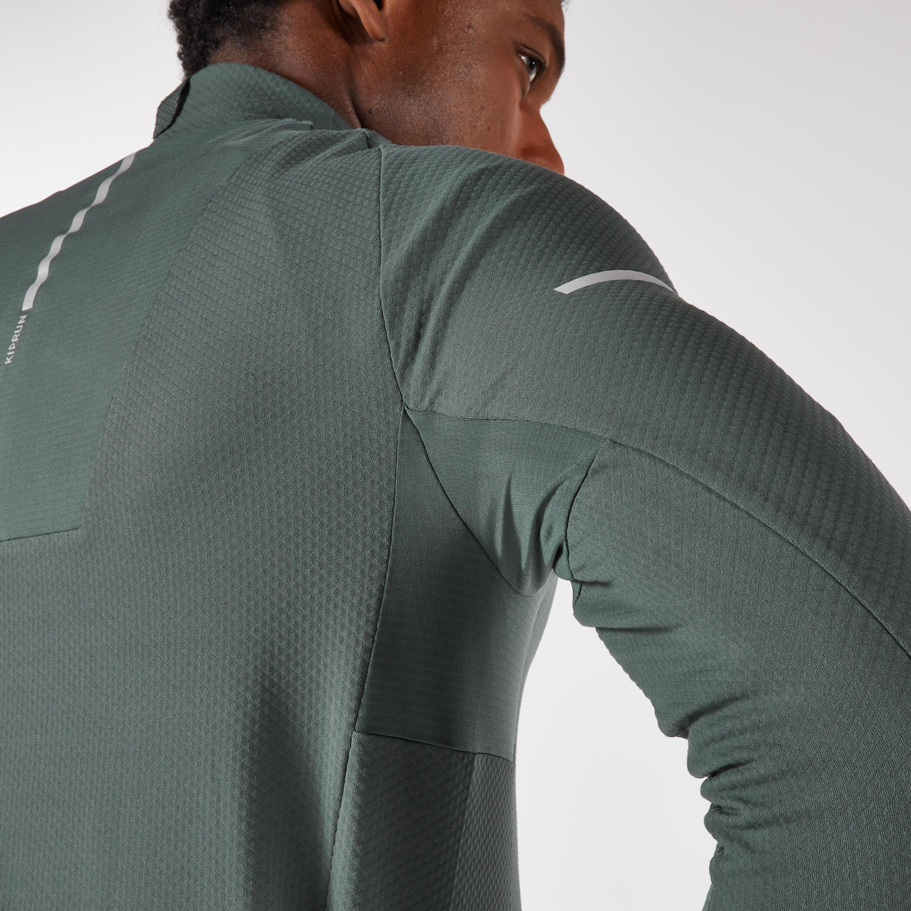 KIPRUN  Langarmshirt  Laufshirt mit Reissverschluss synthetisch 