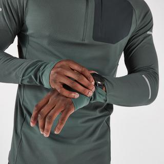 KIPRUN  Langarmshirt  Laufshirt mit Reissverschluss synthetisch 